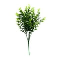 thumbnail image 4 of Loespoir Simulated 7 Fork Eucalypts Leaf Bouquet, Artificial Eucalyptus Leaves, Plastic Green s Moneywort, For Home Decor, Vase Filler, Wedding Arrangements, Table Centerpiece, 4 of 7