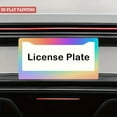 thumbnail image 5 of 1Pack License Plate Frames with Vibrant Rainbow Gradient Pattern Design Includes Screws & Caps Full Accessories Included Size 6. 3x12. 2inch(16x31cm), 5 of 8