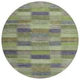 thumbnail image 2 of Addison Rugs Chantille Indoor/Outdoor Transitional Stripes Aloe Washable Round Rug, 8' x 8', 2 of 6