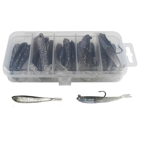 20pcs Soft Fishing Lure Tiddler Swimbait Artificial Bait With Hook / No Hook