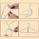 thumbnail image 5 of 8 Perchas Plegables, Perchas Plegables de Plástico, Perchas de Ropa Plegables Portátiles, Perchas de Viaje Plegables (), 5 of 5