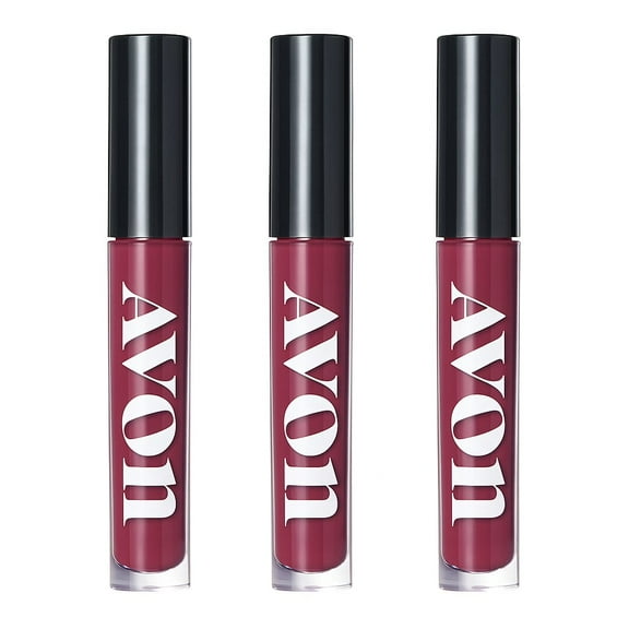 3x Avon Mattitude Liquid Lipstick Resilient Full Size New & Factory Sealed