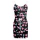thumbnail image 4 of Mini vestido con cinturón de tirantes con estampado floral sin mangas sexy informal a la moda para mujer Pompotops ghjkhdj1500, 4 of 5