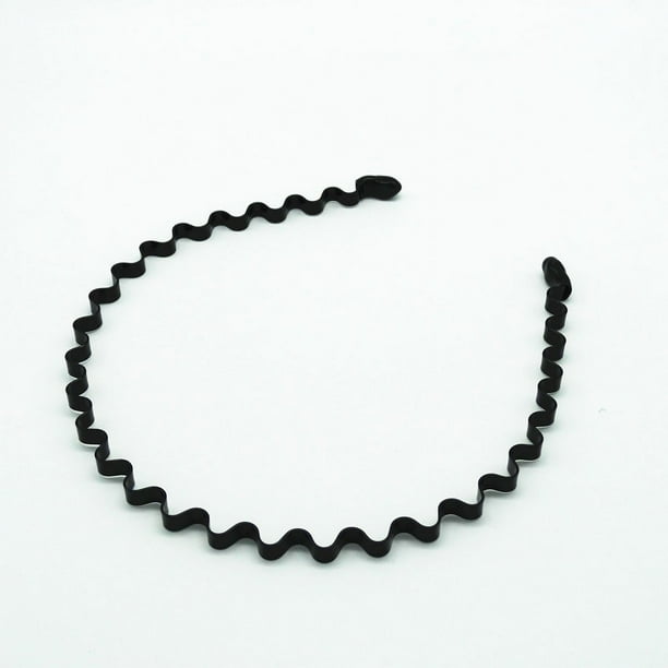 Diadema con banda para el cabello para hombre, invisible, deportiva, moderna, estilo simple, para la espalda, con ondas, pinza para el cabello, diadema, artículo digno de regalo