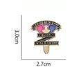 thumbnail image 4 of Swing Both Ways Violently With A Sword Enamel Pin Badge Backpack Decoration Jewelry, 4 of 5