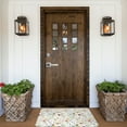 thumbnail image 6 of Haiem Wildflower Watercolor Front Door Mat Indoor Outdoor Entrance, Waterproof All-Season, All-Weather Doormat, Durable Flannel Fabric, Fade Resistant, Low Profile, 16x24in, 6 of 9