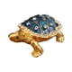 thumbnail image 5 of Joyero con forma de tortuga, joyero coleccionable de mesa, cofre del tesoro, recuerdo Azul, 5 of 9