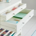 thumbnail image 4 of Martha Stewart Crafting Kids' Art Storage with Drying Racks - White, Wooden Artwork Organizer, 4 of 6