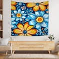 thumbnail image 5 of Boho Decor College Tapestry for House Office Bedroom - Modern Vector Design Midcentury Large Tapestry - Nature Retro Boho Colorful Durable Wall Hanging Tapestry 51x59 Inch, 5 of 5