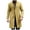 Khaki, variant on Men's Long Trench Coats Classic Winter Coat Single Breasted Jacket Solid Peacoat Notched Collar Overcoat Business Topcoat Chesterfield Coat
