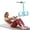 Blue, variant on Pedal Resistance Bands with Handles, 6 Tube Foot Pedal Exercise Band for Home Workouts, Yoga Stretching, Core & Full Body Training