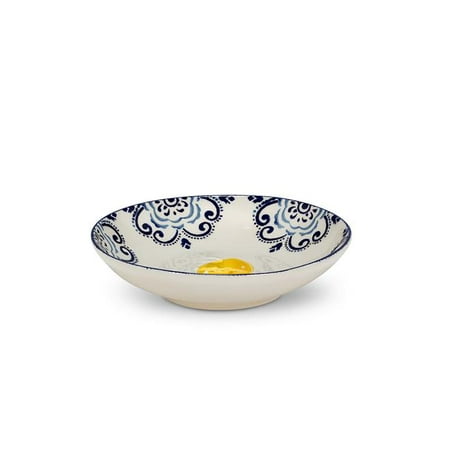 

Abbott Collections AB-67-SORRENTO-323 9 in. Lemon Print Coupe Bowl White & Yellow