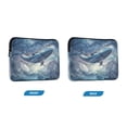thumbnail image 7 of FORMRS 13-13.3 inch Laptop Sleeve Case Soft Carrying Quilted Computer Bag Cover, Night Floating Whale, 7 of 7