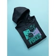 thumbnail image 3 of Pisces Zodiac Graphic - Twin Fish Retro Art Design Men's Hoodie, 3 of 4