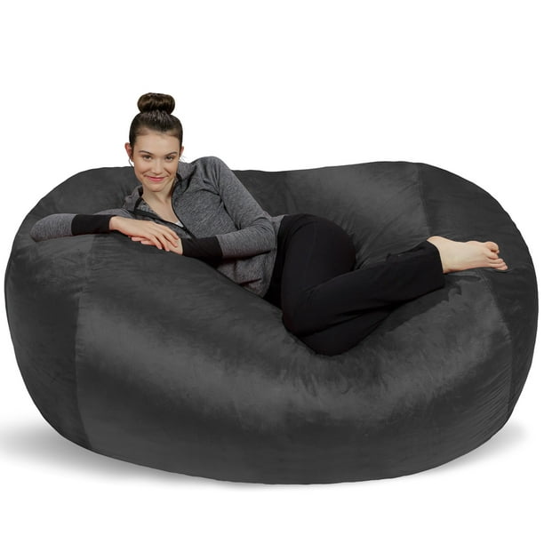 Sofa Sack 6 ft Large Bean Bag Lounger - Walmart.com - Walmart.com