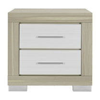 Global Furniture USA Emma Natural/White Nightstand