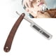 thumbnail image 5 of Maquinilla de afeitar plegable profesional para peluquero, afeitadora de barba de acero inoxidable, herramienta de depilación, 5 of 11