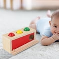 thumbnail image 4 of Caja de s de para golpear, de , entrenamiento, desarrollo de coordinación mano-ojo, Material de aprendizaje, juguete Montessori CUTICAT Juego de pelota de empuje, 4 of 8