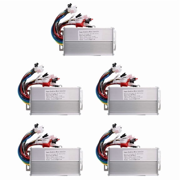 5X EBike Brushless Controller 30A 36V 48V 500W Electric Scooter Blcd Controller for Scooter Bicycle Accessories