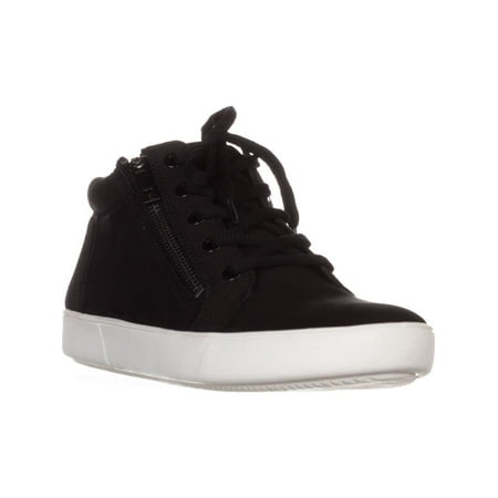 Womens naturalizer Motley High-Top Casual Sneakers, Black Leather