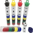 thumbnail image 1 of HLONK Left Right Center Dice Game Prime Set Bundle  Assorted Colors  4 Packs, 1 of 8