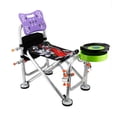 thumbnail image 1 of Silla de pesca plegable Jadeshay de aluminio silla de director plegable, 1 of 3