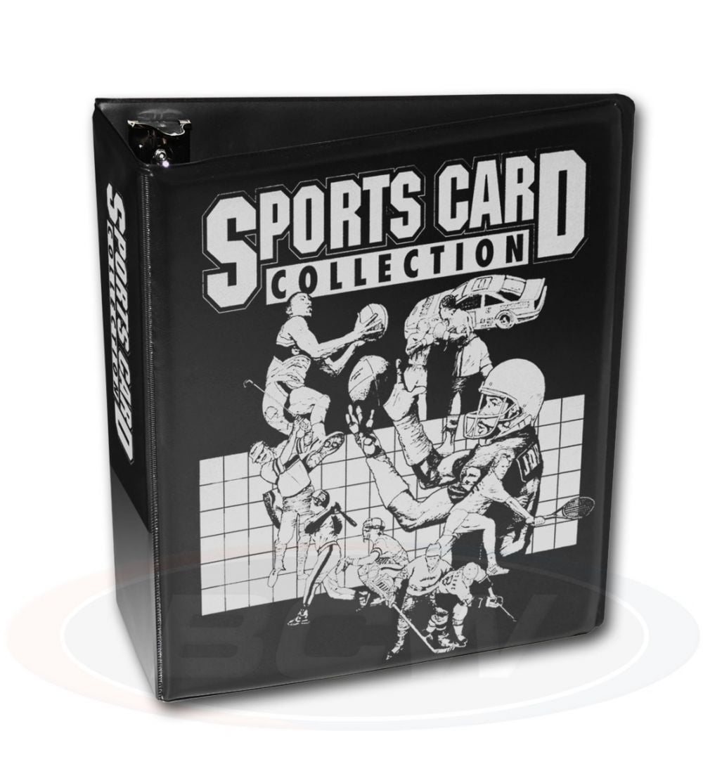 3 in. Album Sports Card Collection Black
