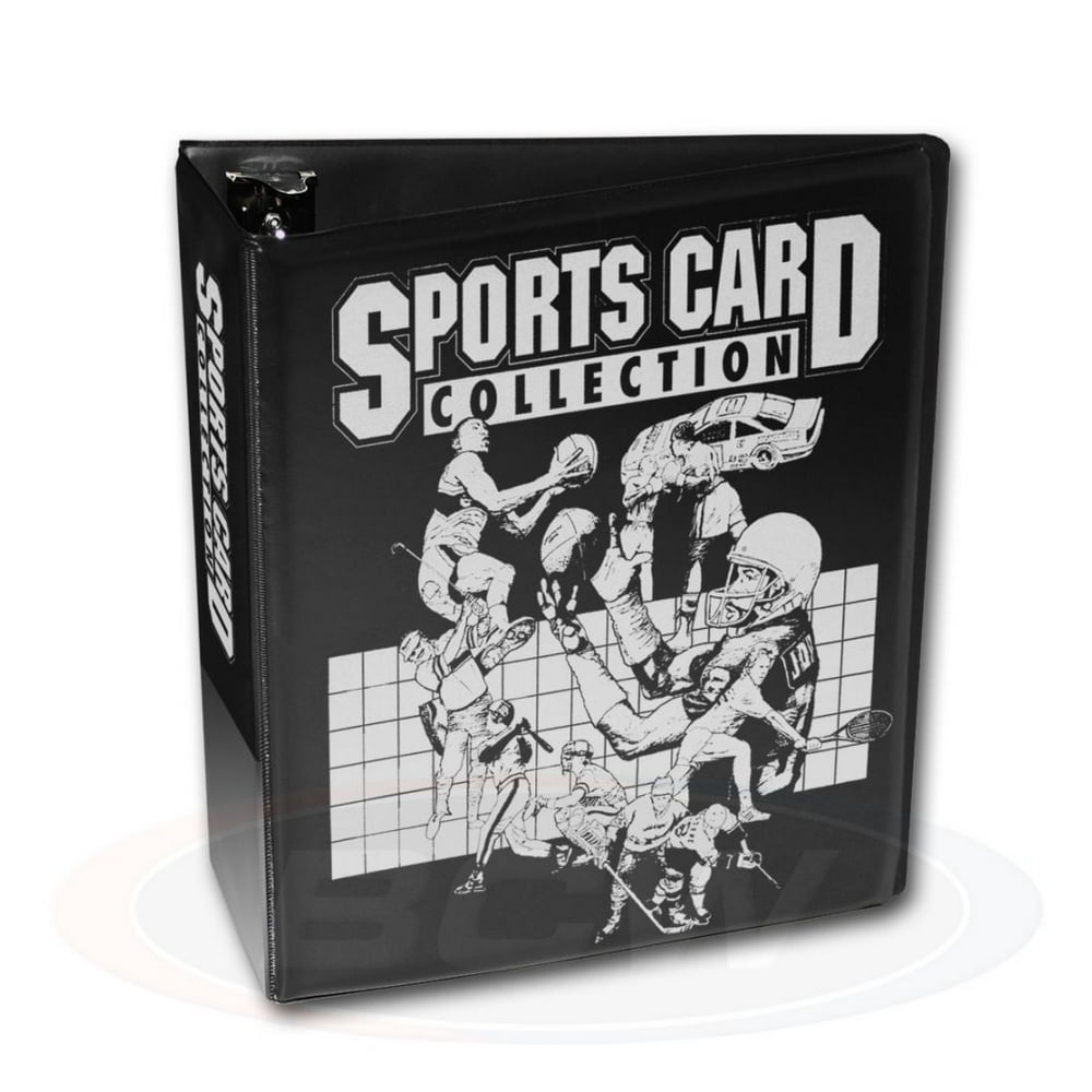 3 in. Album Sports Card Collection Black