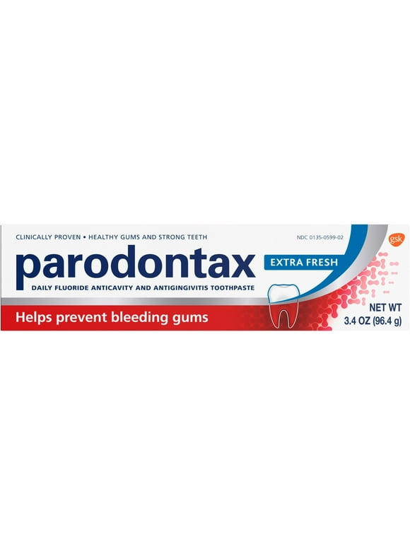 Parodontax Gingivitis Toothpaste for Bleeding Gums, Extra Fresh, 3.4 Oz