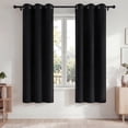 thumbnail image 1 of Blackout Blackout Cortinas, Juego de 2 Cortinas para Recámara y Sala de Estar 42x72 Pulgadas, Cortinas Térmicas Aislantes Que Oscurecen la Habitación con Ojales, Reducción de Ruido y Bloqueo de Luz, 1 of 7