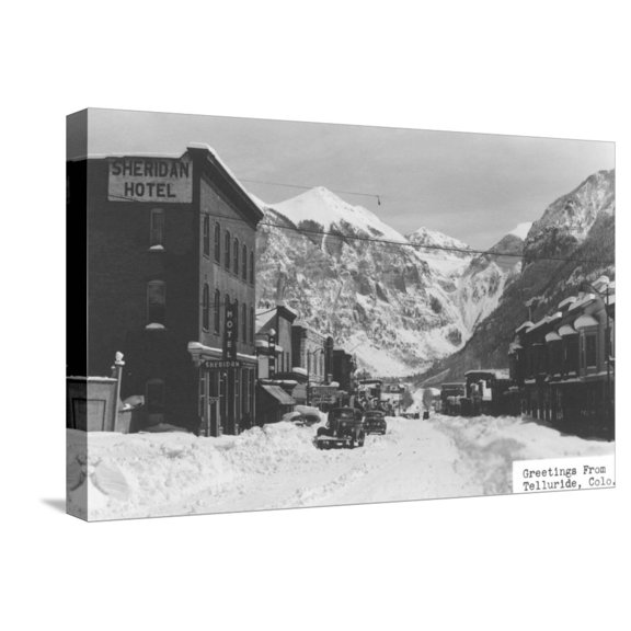 Art.com Telluride, Colorado Stretched Canvas Print Wall Art, 24" x 16"