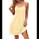 thumbnail image 3 of Vestidos de Verano para Mujer, con Tirantes Finos Ajustables, para Vacaciones en la Playa, Informales, Bonitos, con Bolsillos Amarillo M, 3 of 9