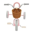 thumbnail image 4 of Pink Kids Tricycles, Children Tricycle with Pedals and Straps Kids Bike, Retro Children Tricycle for 2 to 6 Year Old Trikes for Toddlers, 4 of 25