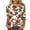 Red, variant on Cilsoka Fashion Blouses for Women, 3/4 Length Sleeve Womens Tops Crew Neck Vintage Floral Print Shirts Casual Loose Fit Basic Tunic Blouses, Graphic Trendy Tees