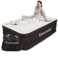 thumbnail image 1 of Englander Queen Air Mattress with Built in Pump Raised - Double High, 600 LB Weight Capacity - Luxury Size Camping Mattress - Blow Up Floor Bed for Home - Microfiber, Waterproof Airbed with Patch Kit, 1 of 2