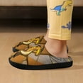 thumbnail image 6 of Kids Dragon Wings Of Fire Slippers Anti-slip Fluffy Fuzzy House Slippers Warm Soft Plush Winter Fluffy House Shoes for Boys Girls, 6 of 7