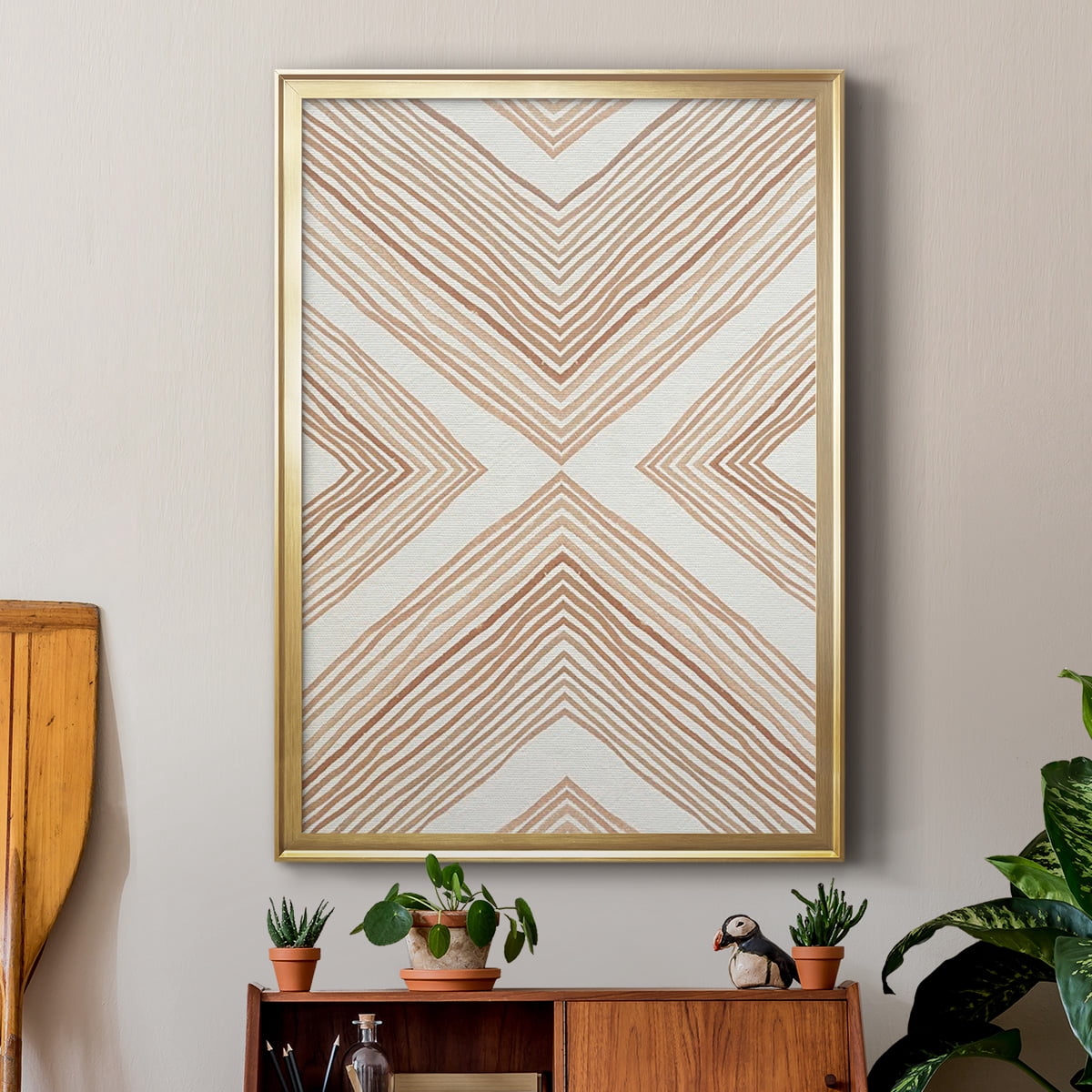 Diametric Clementine II Premium Framed Print, in Gold, Black, or Silver - Ready to Hang