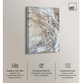 thumbnail image 2 of Parchment Tide Canvas Elegant Gold Abstract by Art Remedy, Gallery Wrapped, 10" x 15", 2 of 7