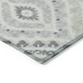 thumbnail image 4 of Addison Rugs Chantille Indoor/Outdoor Transitional Diamond Silver Washable Rectangle Rug, 5' x 7'6", 4 of 6