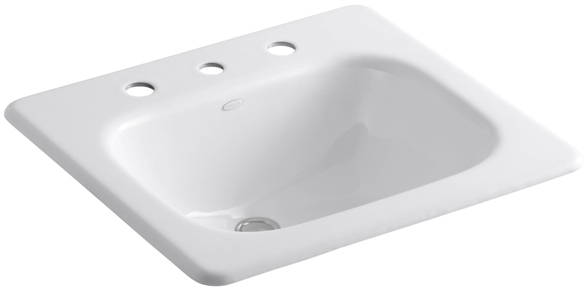 Kohler K28958 Tahoe 21" Cast Iron Drop In Bathroom Sink