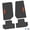 Black w/ Orange Insert, variant on Flextread Floor Mats for 07-13 Jeep Wrangler JK 2-Door - Mopar Licensed Factory Fit - Rugged Woods Camouflage w/ Orange Jeep Insert - 100% Made in USA