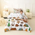 thumbnail image 4 of Erosebridal Kids Camper Twin Comforter Sets For Travel Trailers,Rustic Adventure Theme Bedding Set For Boy Men,Reversible,2-Piece, 4 of 7