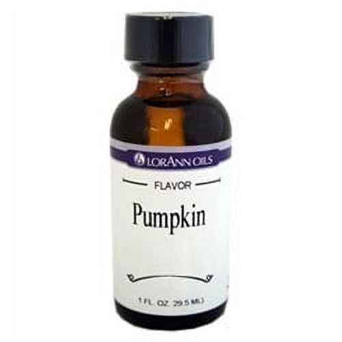 LorAnn Oils Super Strength Pumpkin Flavor 1 oz Glass Bottle: Baking and Candy Flavoring Kosher Certified