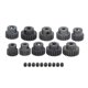 thumbnail image 1 of 10 pcs/set 16T-25T 7075 48P steel RC car motor gear for 1/8 1/10 brushless motor, 1 of 5