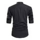 thumbnail image 2 of Camisa Cuello Mao Manta Hombre Casual Slim Fit Manga Larga, 2 of 4