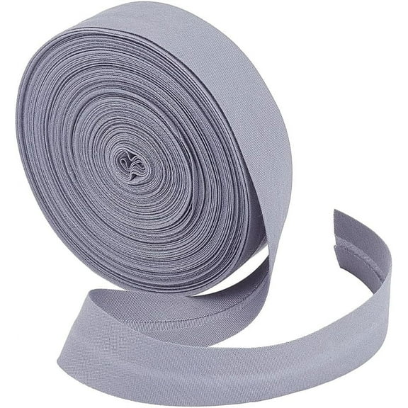 10.9 Yards Single Fold Bias Tape 3/4 inch Wide Light Gray Polycotton Bias Binding Tape Hemming Ribbon for DIY Garment Sewing Seaming Piping Quilting Brown DIY