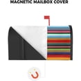 thumbnail image 6 of Mexican Stripes Magnetic Mailbox Cover - Mexican Themed Colorful Stripes Red Blue Mailbox Covers Standard Size 21x18inch Polyester Mailbox Wraps Cover for Home Garden Outdoor Decoration, 6 of 6