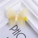 thumbnail image 1 of Pinzas para el cabello para niñas, pasadores para el cabello con pelusa de gasa suave con forma linda, accesorios para el cabello para niños pequeños E2-032 amarillo, 1 of 1