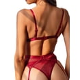 thumbnail image 3 of Keeccty Women Sexy Mesh See-Through Underwear Bra Set, 3 of 4