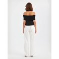 thumbnail image 6 of Off-Shoulder Ruched Bodycon Crop Top, 6 of 6